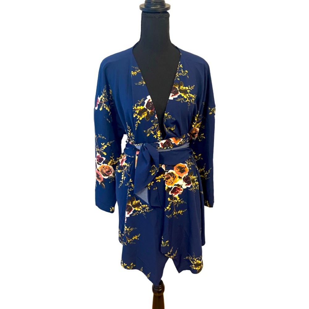 PLT floral wrap blouse, Size 6